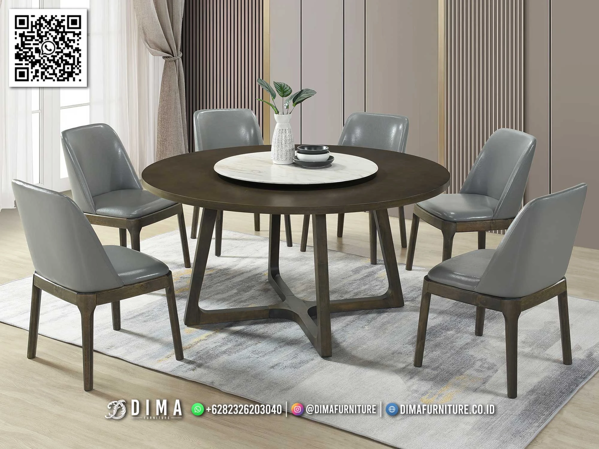 Set Meja Makan Minimalis Jepara – Briel Stylish Look MM48