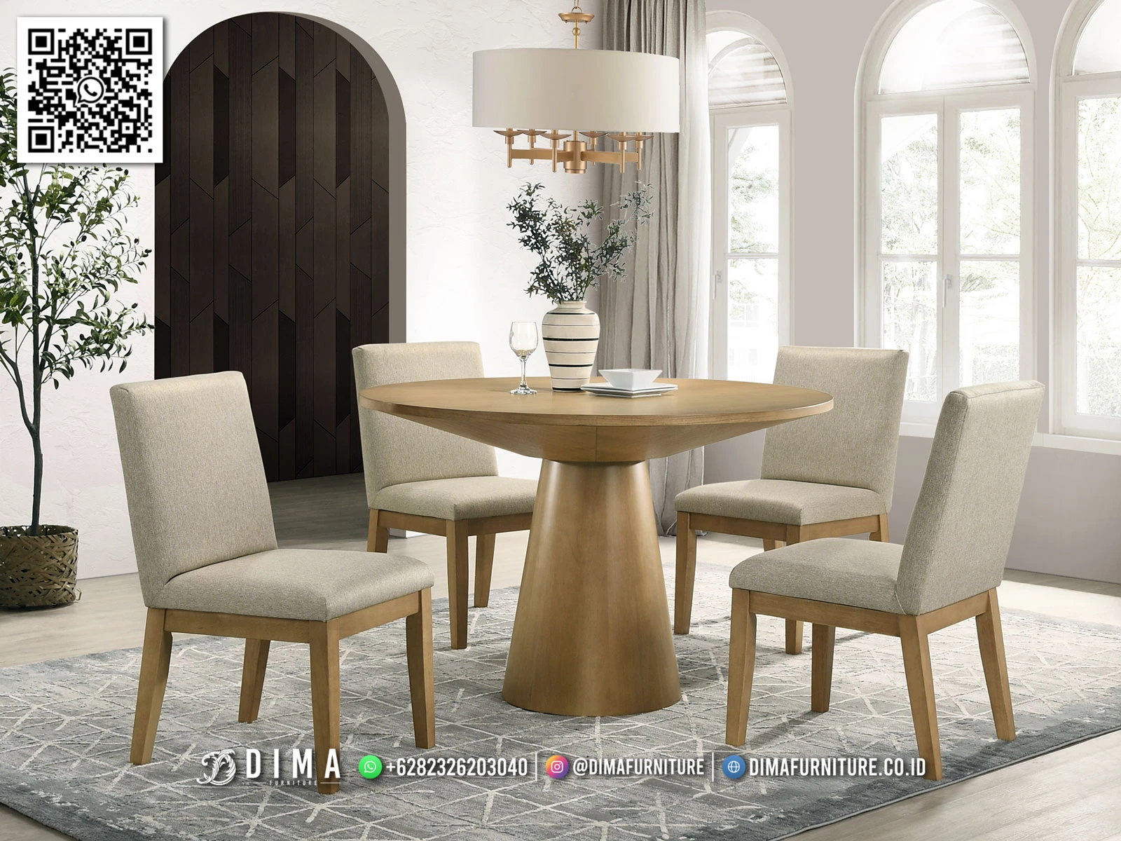 Meja Makan Minimalis Modern Sophia Best Seller 194MM Meja Makan Minimalis Modern Sophia Best Seller 194MM