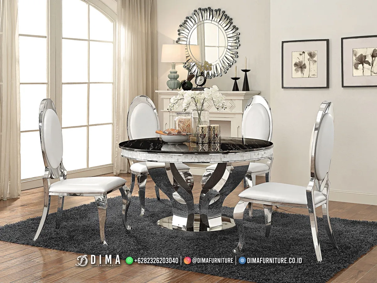 Meja Makan Minimalis Veronica Premium Dining Set 218MM Meja Makan Minimalis Veronica Premium Dining Set 218MM