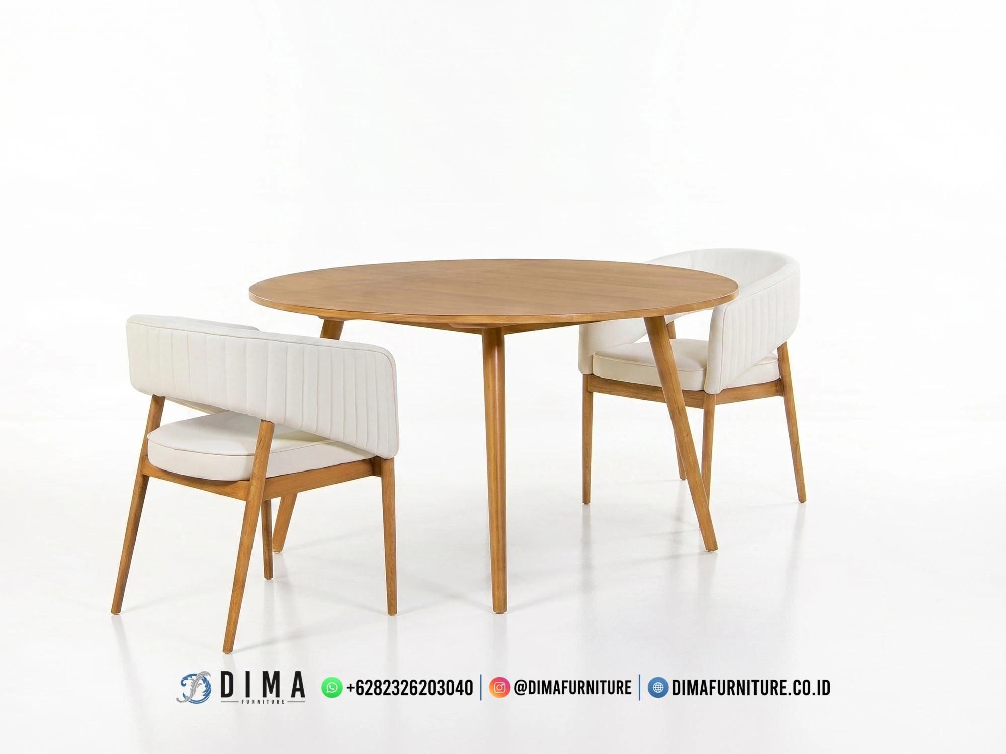 Meja Makan Jati Minimalis Set 4 Kursi Premium 249MM Meja Makan Jati Minimalis Set 4 Kursi Premium 249MM