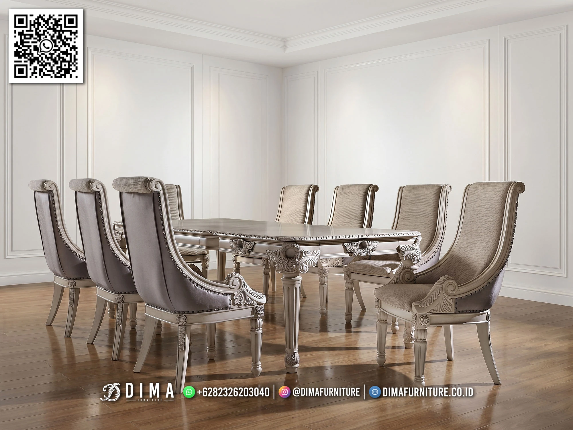 Meja Makan Mewah Modern 252MM Meja Makan Mewah Modern 252MM