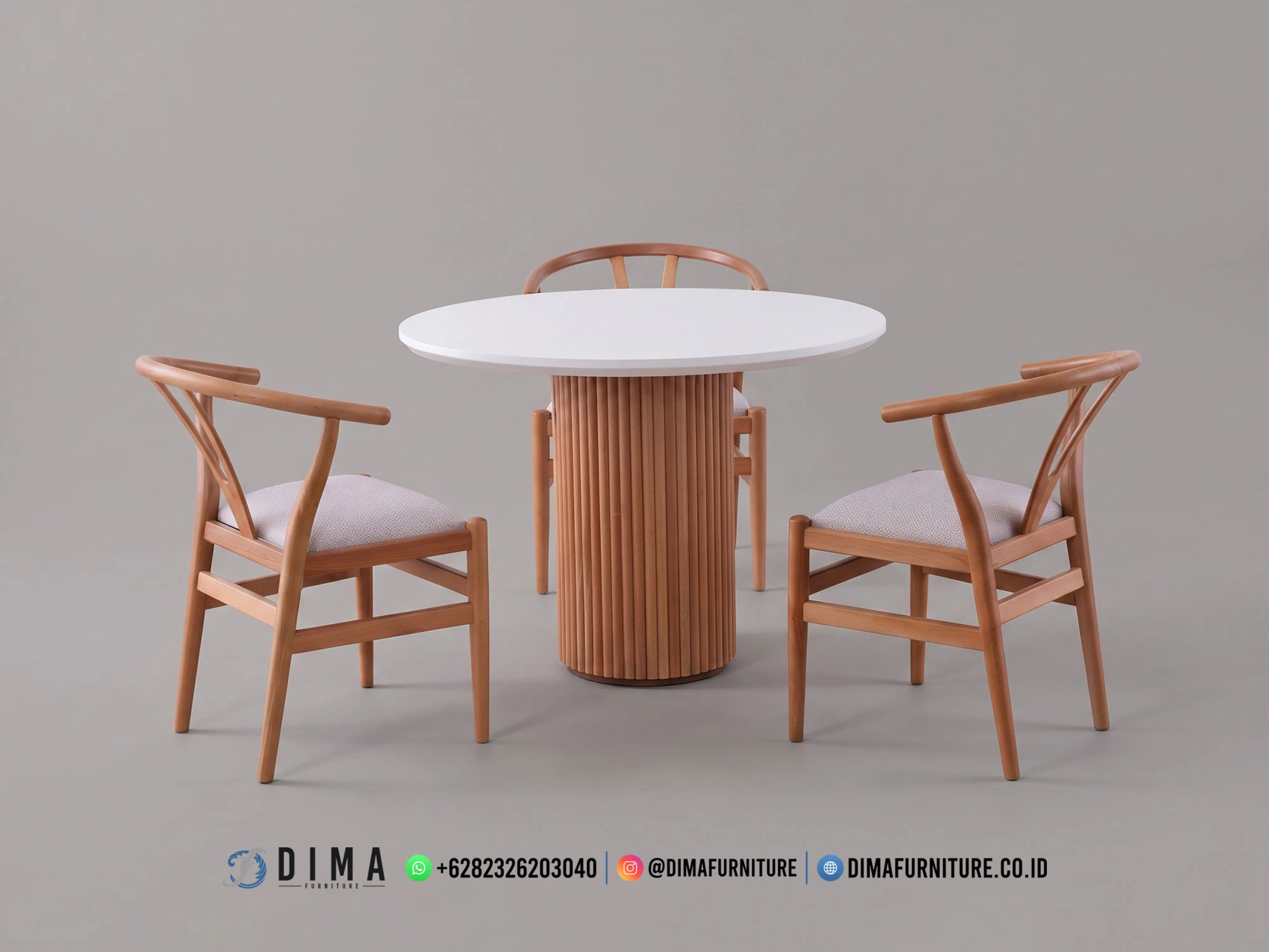 Meja Makan Jati Jepara Aesthetic Olivia 270MM Meja Makan Jati Jepara Aesthetic Olivia 270MM