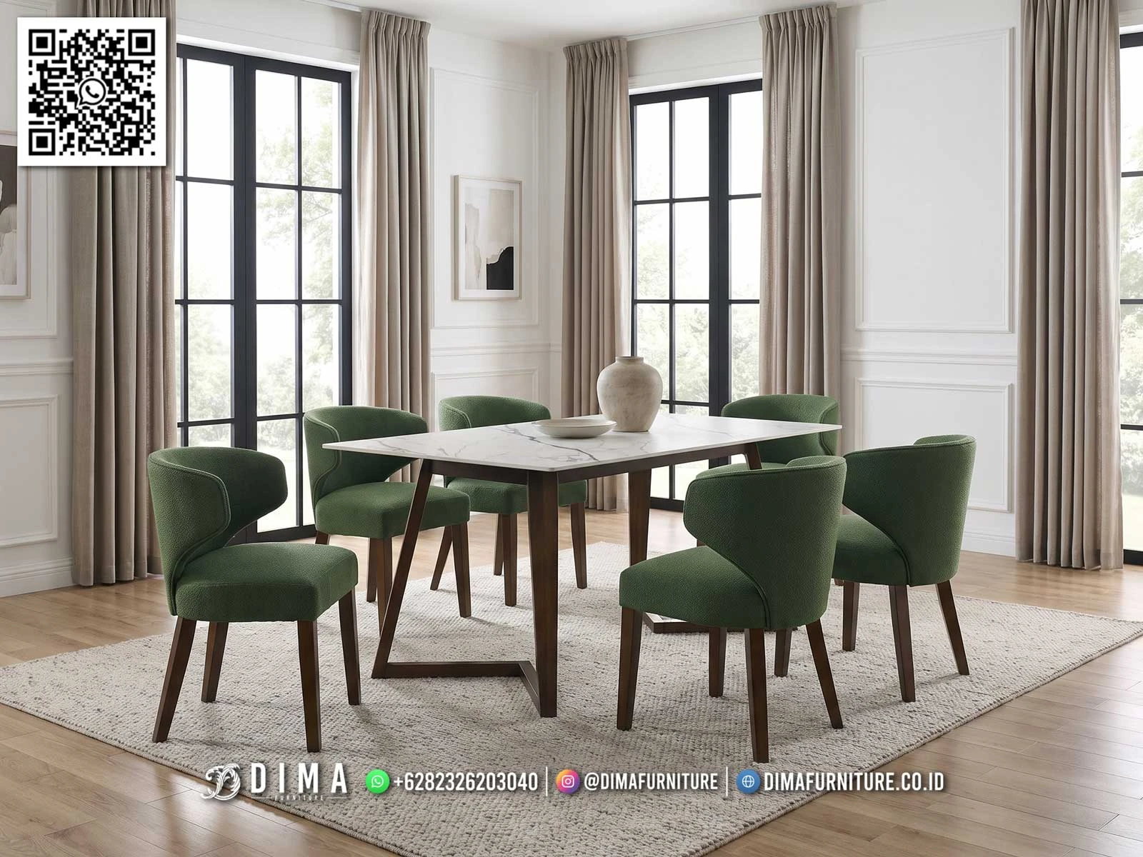 Meja Makan Minimalis Jepara Premium Cozy 268MM Meja Makan Minimalis Jepara Premium Cozy 268MM
