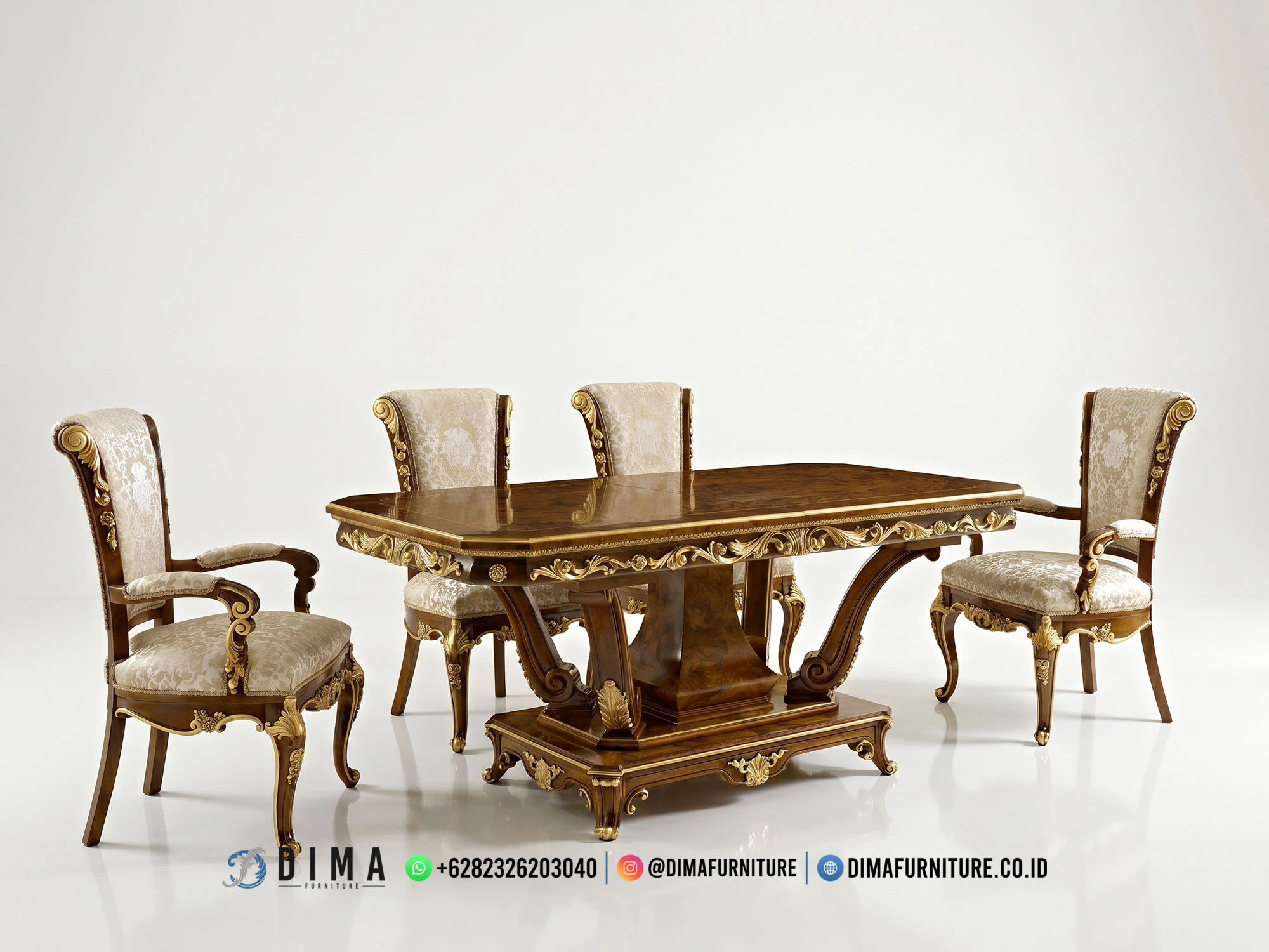 Model Meja Makan Mewah 262MM Model Meja Makan Mewah 262MM