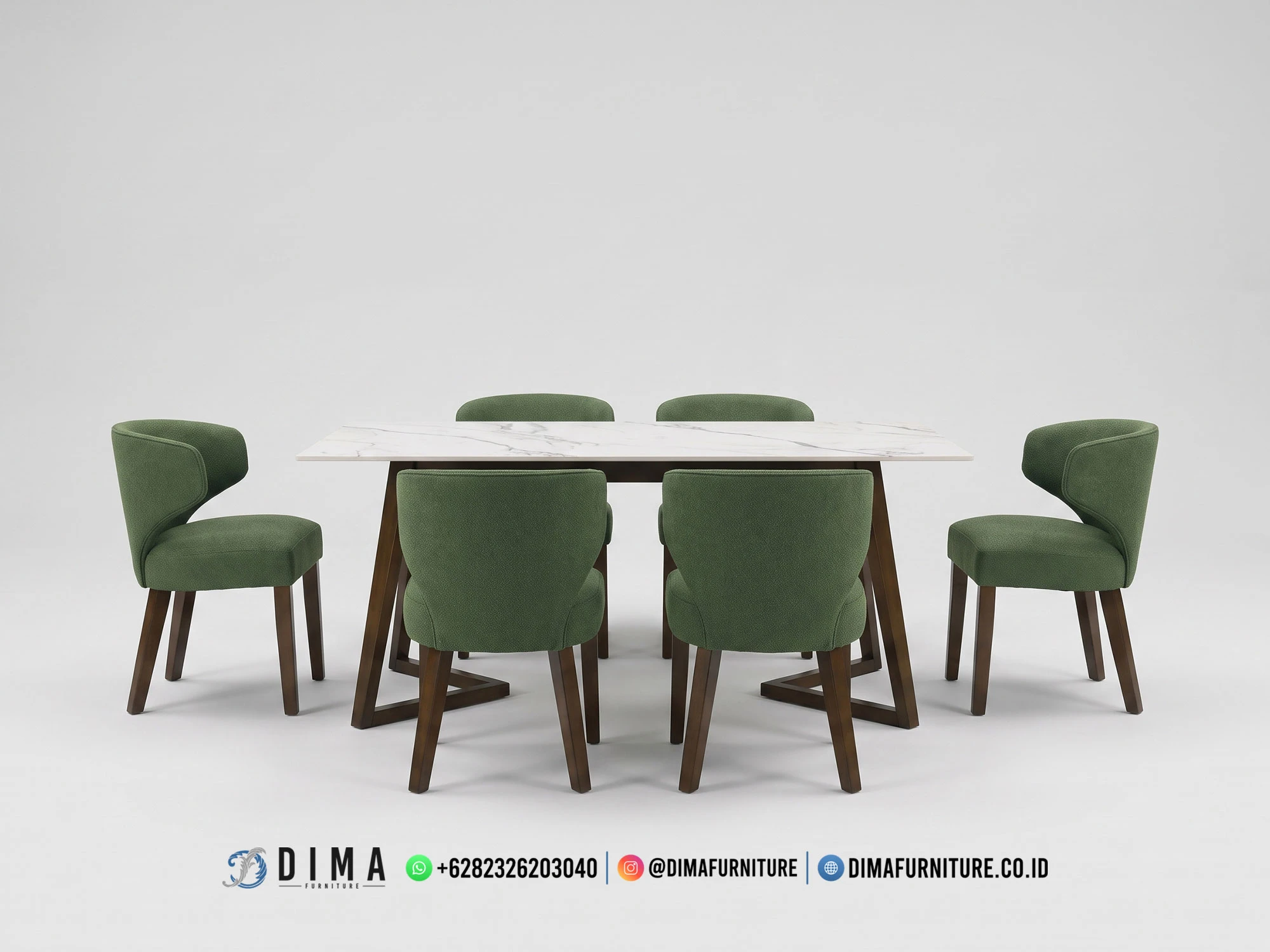 Set Meja Makan Minimalis Jati 268MM Set Meja Makan Minimalis Jati 268MM